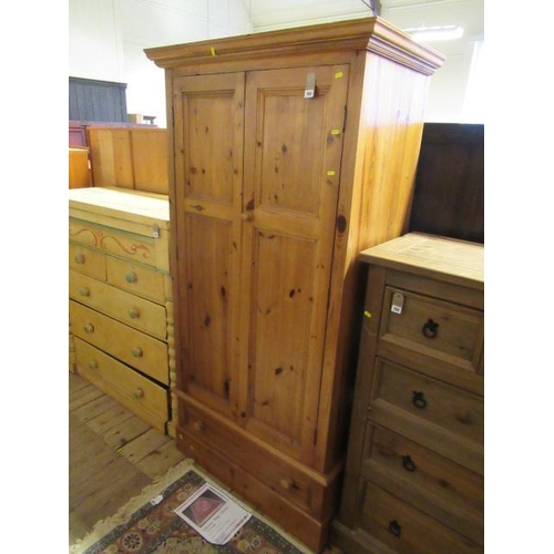 783 - PINE WARDROBE