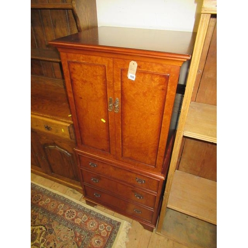 790 - WALNUT CABINET