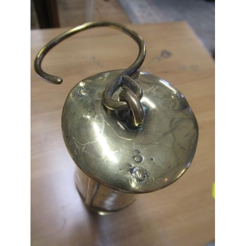 10 - BRASS MINERS LAMP