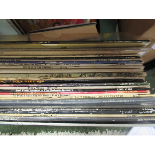 123 - BOX OF LP RECORDS