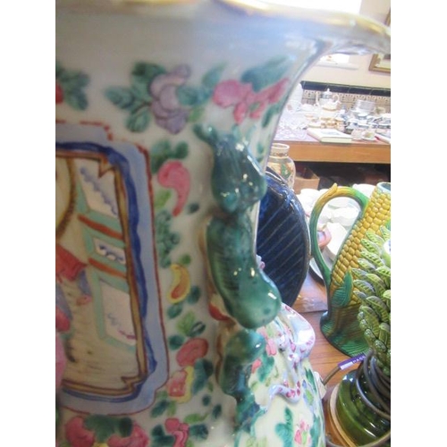 143 - LARGE CANTONESE FAMILLE ROSE VASE