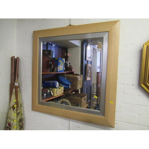 795 - MODERN FRAMED MIRROR