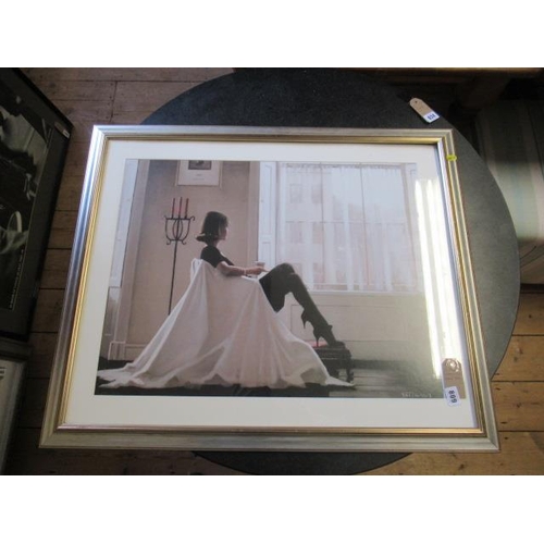 809 - VETTRIANO WOMAN IN CHAIR PRINT