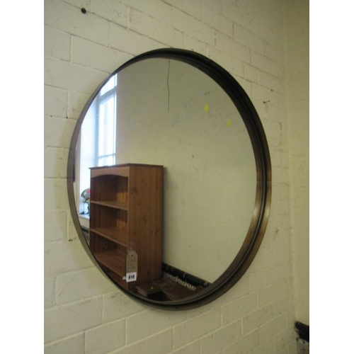 810 - CIRCULAR FRAMED MIRROR