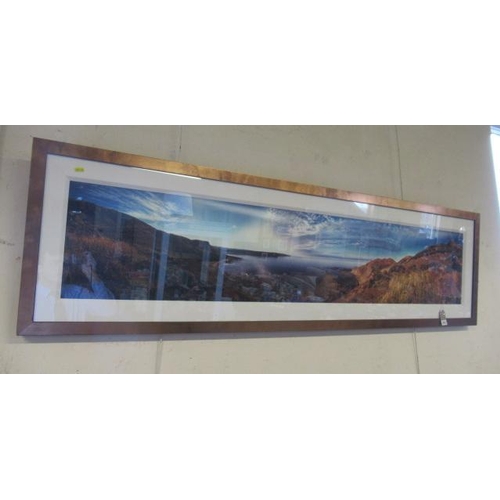 812 - LARGE PHOTOGRAPH COASTAL SCENE