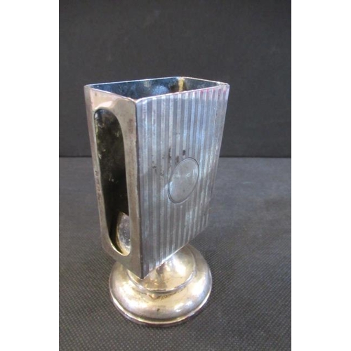 226 - SILVER MATCH BOX HOLDER