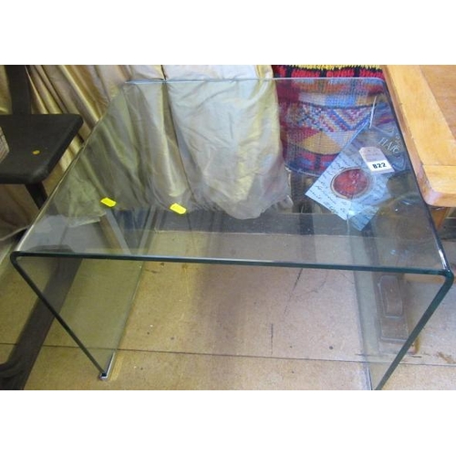 822 - GLASS SIDE TABLE