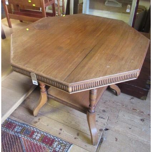 829 - ANTIQUE MAHOGANY CONSOLE TABLE