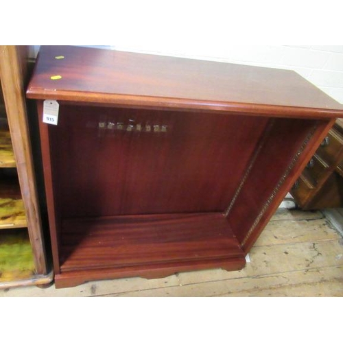 915 - MAHOGANY BOOKCASE