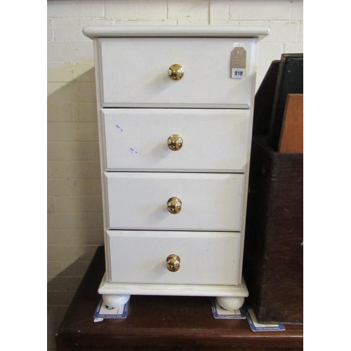 918 - PAINTED CHEST OF DRAWERS