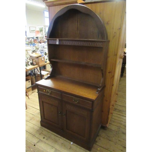 955 - OAK WELSH DRESSER