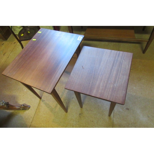 846 - RETRO TEAK NEST OF TABLES