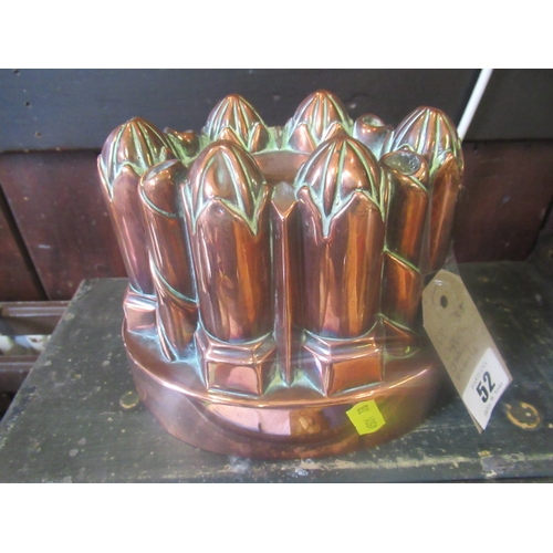 52 - COPPER JELLY MOULD