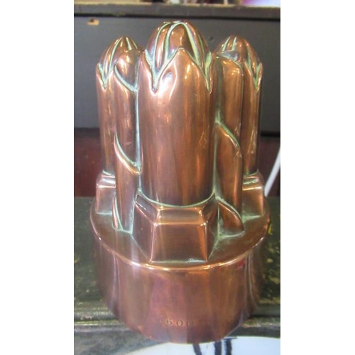 52 - COPPER JELLY MOULD