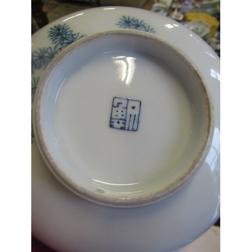 93 - CHINESE CARP BOWL AND TWO OTHERS