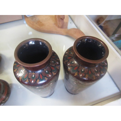 444 - QUANTITY OF CLOISONNE ITEMS ETC