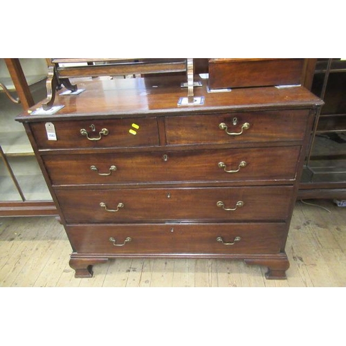 1042 - MAHOGANY CHEST OF DRAWERS