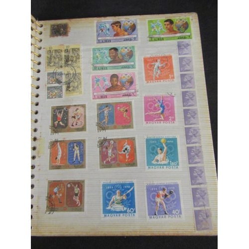 614 - TWO ALBUMS OF WORLD STAMPS