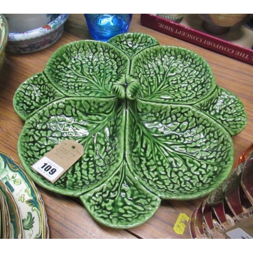 109 - CABBAGE LEAF SERVING DISH