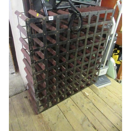 552 - LARGE WINE RACK