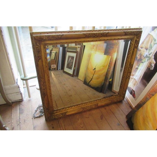 652 - LARGE GILT FRAMED MIRROR