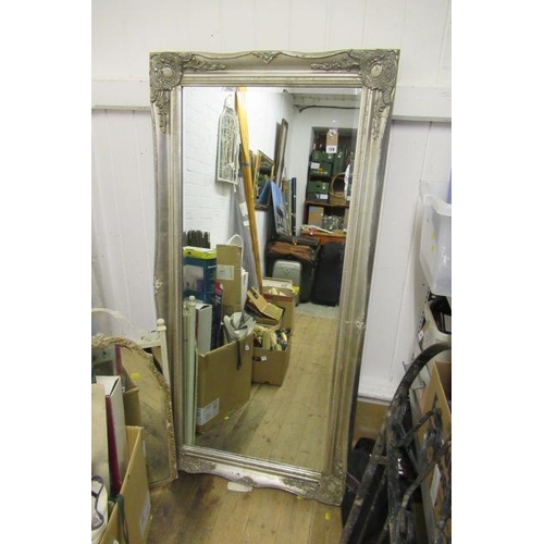 738 - LARGE FRAMED MIRROR