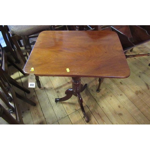 812 - SMALL MAHOGANY TRIPOD TABLE