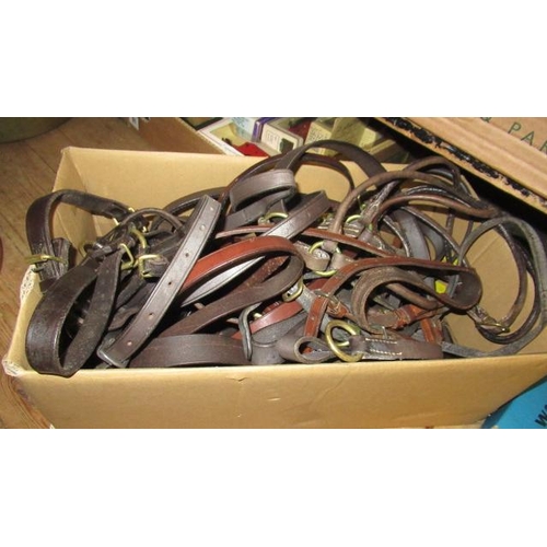 90 - BOX OF HARNESSES