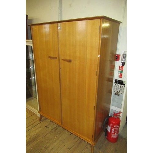 916 - TEAK RETRO WARDROBE