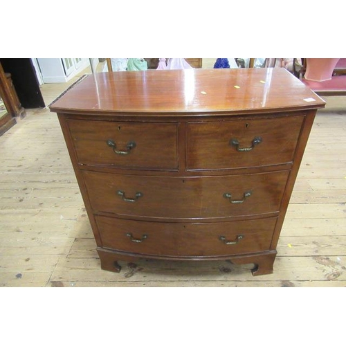 927 - MAHOGANY CHEST OF DRAWERS