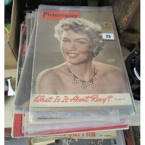 23 - 1950S PICTUREGOER MAGAZINES