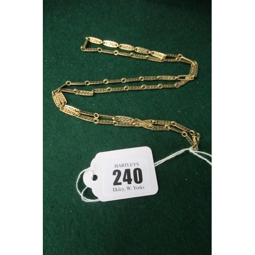 240 - 9CT GOLD NECKLACE