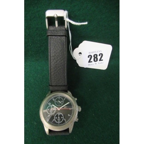 282 - STEEL CASED CHRONOGRAPH