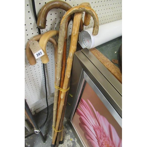 302 - WALKING STICKS