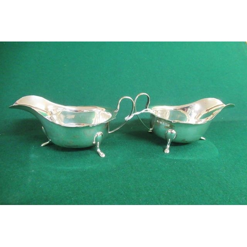 310 - PAIR OF SILVER SAUCE BOATS