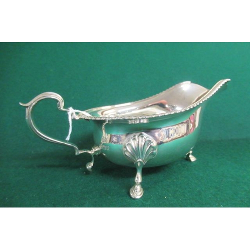 315 - SILVER SAUCE BOAT