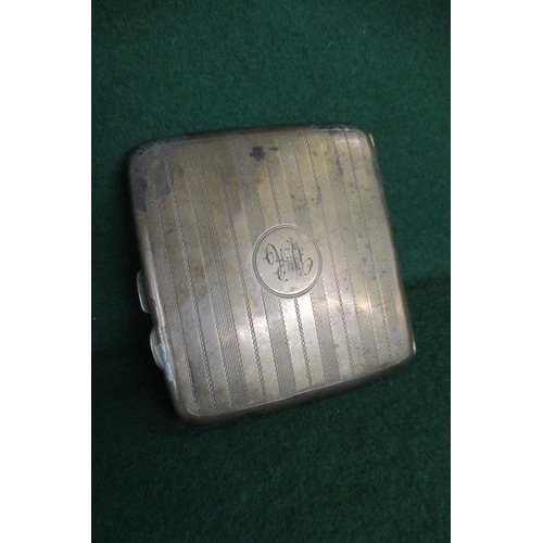 322 - SILVER CIGARETTE CASE