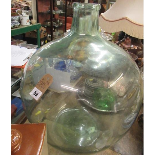 58 - LARGE GLASS CARBOY