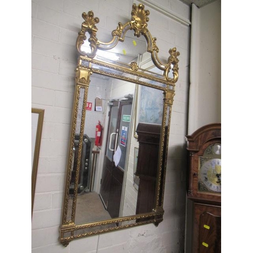 734 - ORNATE GILT FRAMED MIRROR