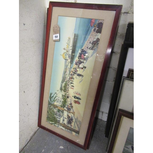 751 - PAIR OF FRENCH RIVIERA PROMENADE PRINTS