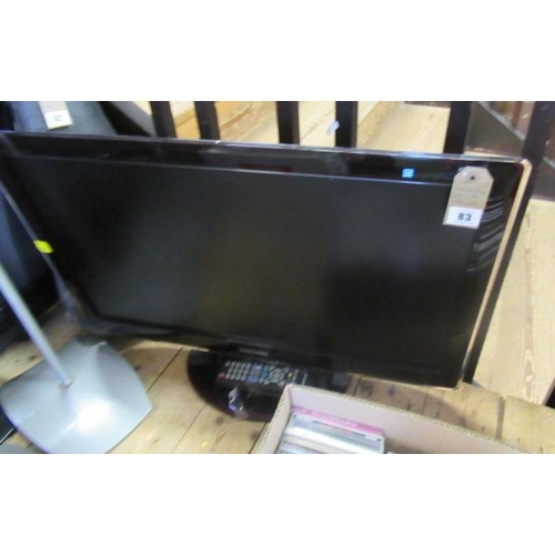 83 - SAMSUNG 27 INCH TV WITH REMOTES