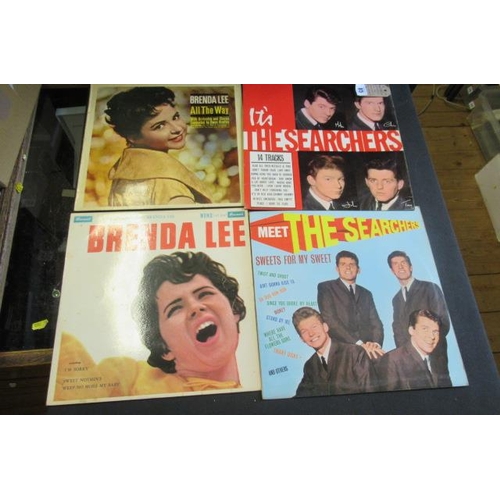 85 - BRENDA LEE LAT8347 AND ITS THE SEARCHERS PYE NPL18092 LP RECORDS