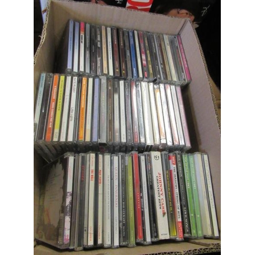 87 - BOX OF CDS INCLUDING THE BEATLES AND QUEEN