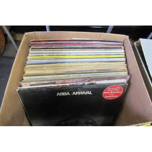 89 - BOX OF LP RECORDS INCLUDING THE WHO