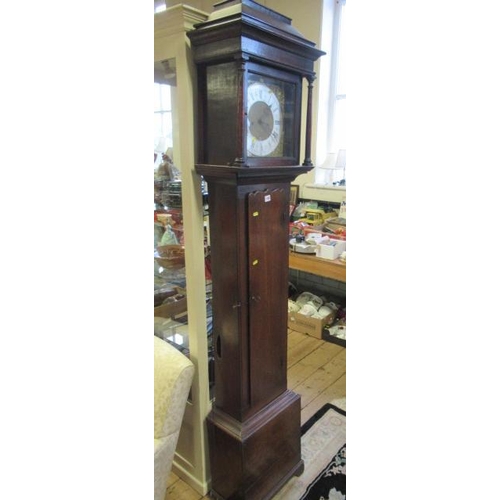 1100 - OAK GEORGE TAYLOR OF PRESTON LONGCASE CLOCK