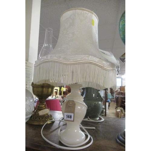 148 - TWO CERAMIC TABLE LAMPS