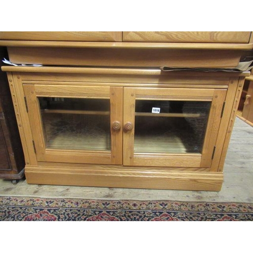 1016 - SMALL ERCOL TV CABINET