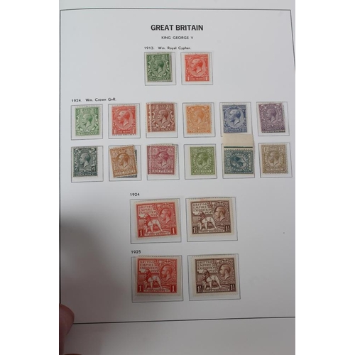 162 - GREAT BRITAIN RESIDUAL COLLECTION IN PRINTED ALBUM, lacking early line engraved and high values but ... 