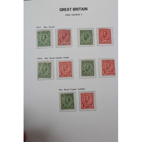 162 - GREAT BRITAIN RESIDUAL COLLECTION IN PRINTED ALBUM, lacking early line engraved and high values but ... 