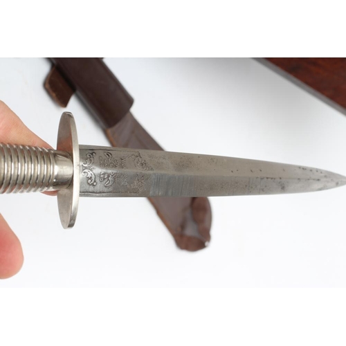 293 - A FAIRBAIRN & SYKES FIGHTING KNIFE, the 6 7/8